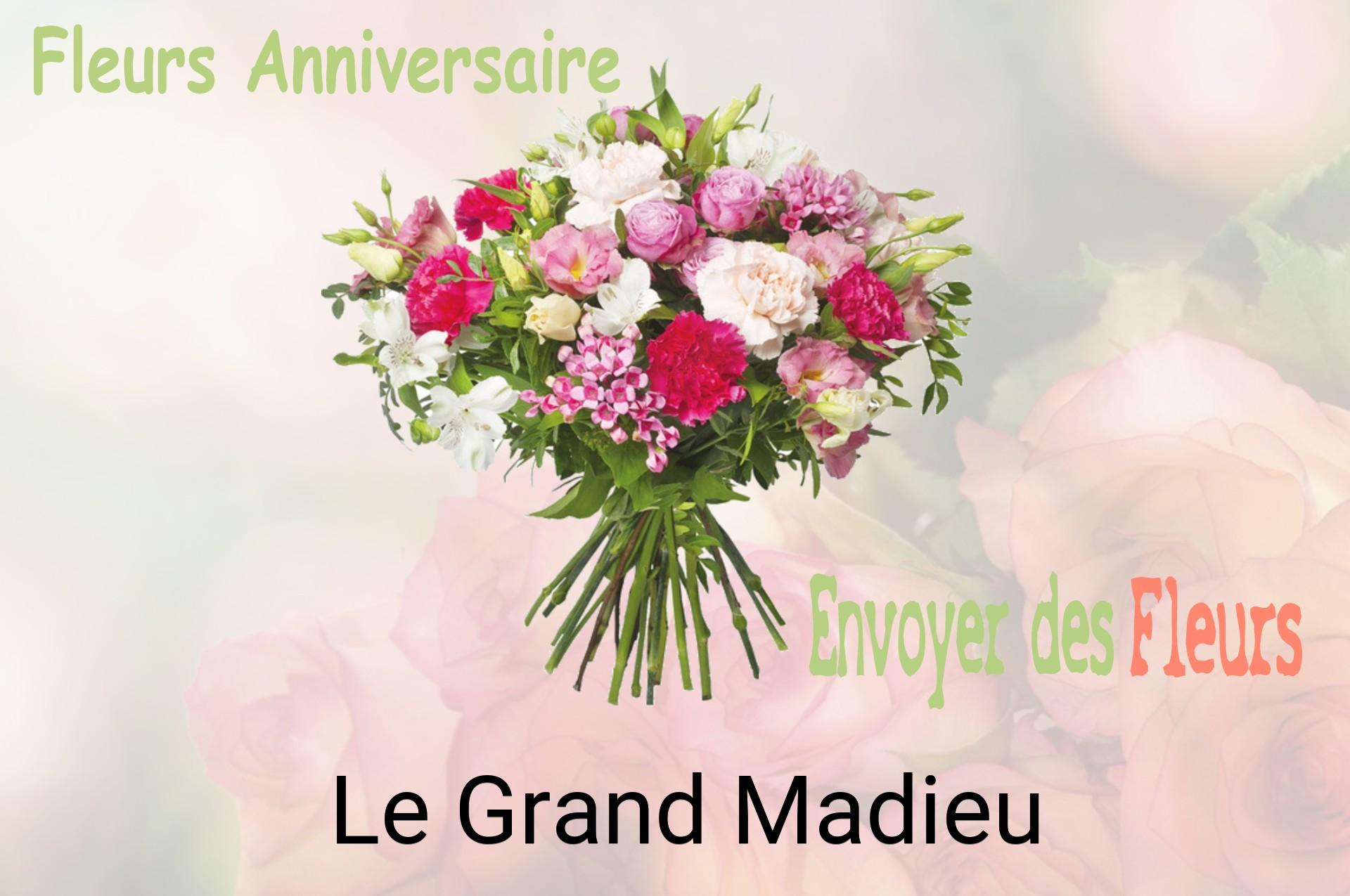 Bouquet de fleurs d’anniversaire livré à Le Grand-Madieu